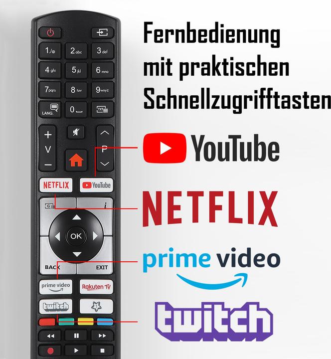 Produktbild Telefunken XF32SN550SD 32 Zoll Fernseher / Smart TV (Full HD, HDR, Triple-Tuner, DVD-Player) - Inkl. (32", LED, Full HD, 2023)