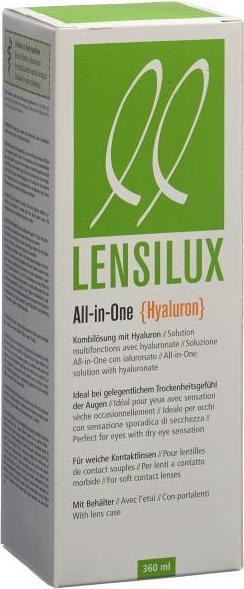 Lensilux All-in-One Hyaluron +Behälter Fl 360 ml (360 ml)