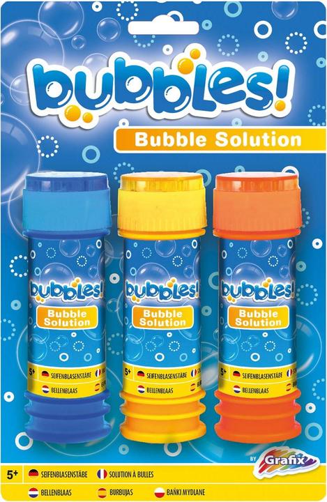 Grafix Bulles de savon, 3 verres sur carte