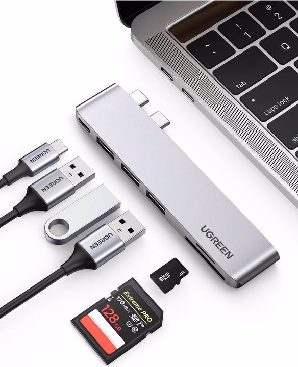 Image du produit Ugreen 6-in-2 (USB-C, 6 Ports)