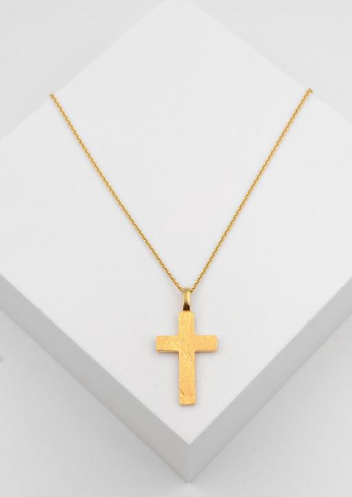 Produktbild Muau Kreuz (750/18K Gelbgold)