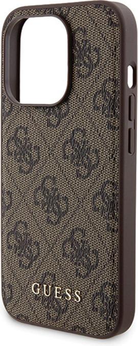Productafbeelding Guess Zestaw GUBPM5P15X4GEMGW iPhone 15 Pro Max 6,7" hardcase + Powerbank 5000mAh MagSafe brązowy/br (Apple iPhone 15 Pro Max)