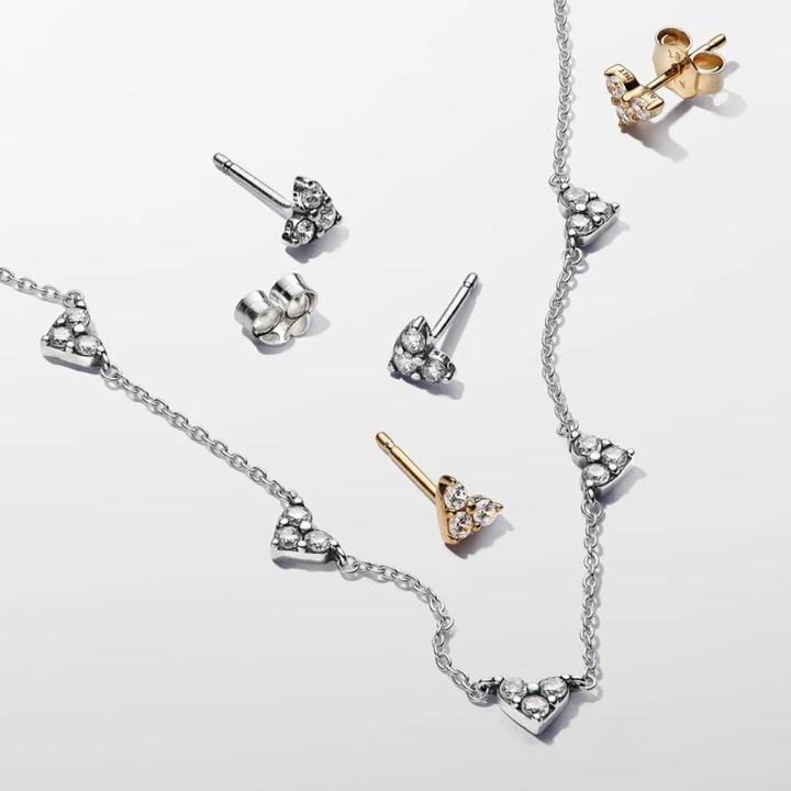 Immagine prodotto Pandora Collana con cuore a tripla pietra (Argento 925, 45 cm)