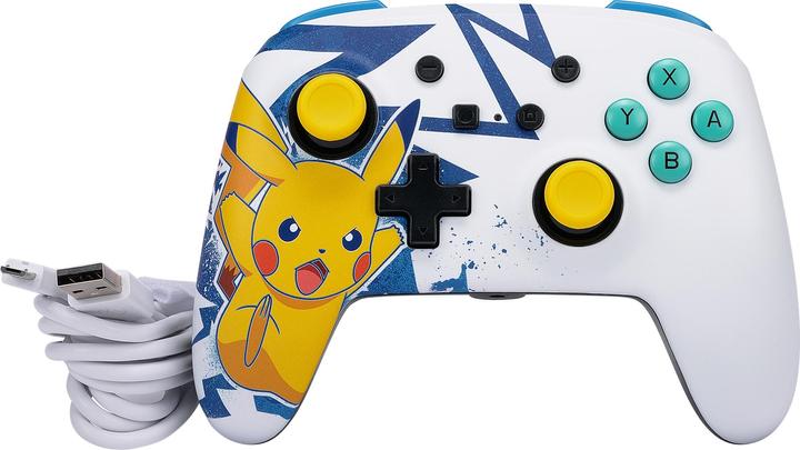 Image du produit PowerA Manette filaire améliorée pour Nintendo Switch - Pikachu High Voltage (Switch)