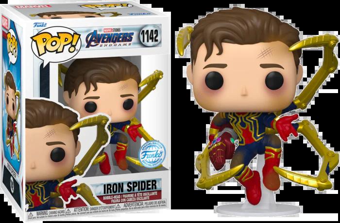 Image du produit Funko Pop! Marvel : Avengers Endgame - Iron Spider (Unmasked Spider-Man) (Edition spéciale) #1142 Bobb