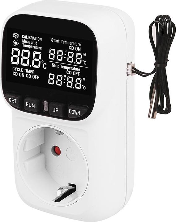 Immagine prodotto Offgridtec Termoregolatore per prese di corrente con display digitale e sensore esterno