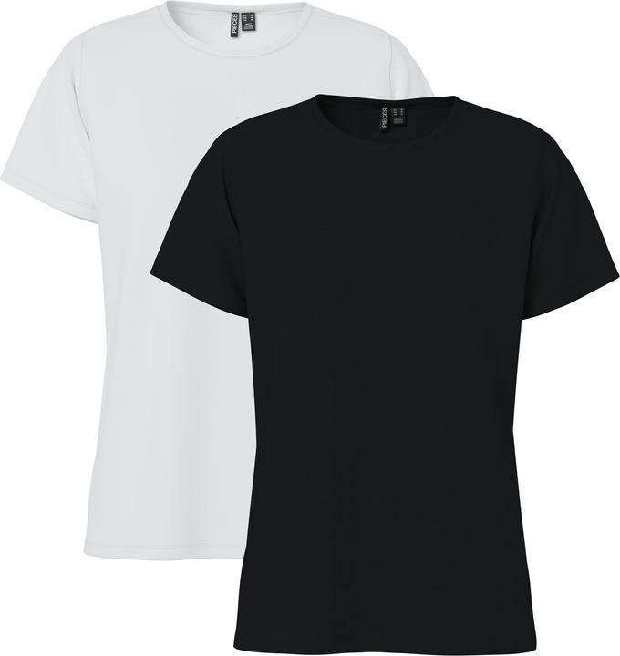 Produktbild Pieces Pcamira Ss Tee 2-Pack Jrs Noos Bc (XXL)