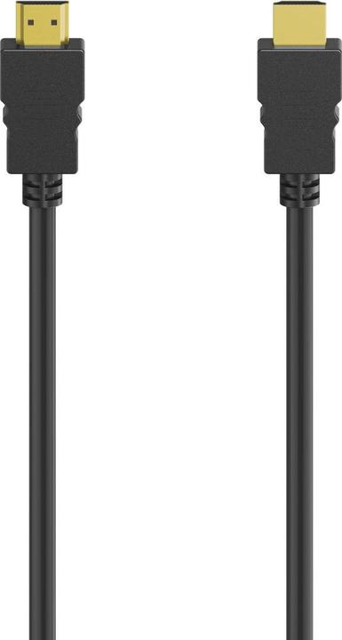 Productafbeelding Hama Hoge-snelheid HDMI™ kabel, 4K, mannetje - mannetje, Ethernet, 1,5 m, Verguld (1.50 m, HDMI)