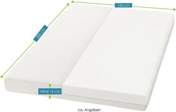 Actual product image Juskys Cold foam mattress (160 x 200 cm, Foam core)