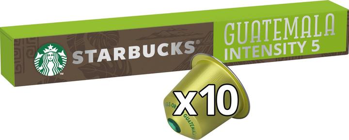Immagine prodotto Starbucks Caffè Guatemala di origine singola di Nespresso a tostatura bionda (10 x Porta.)