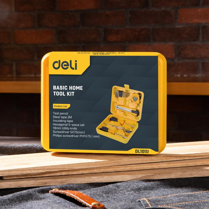 Actual product image Deli Professional tool set Tools EDL10011J - 11 pcs (11 pieces)