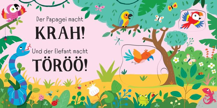 Actual product image Push and listen: Wild animals (German)