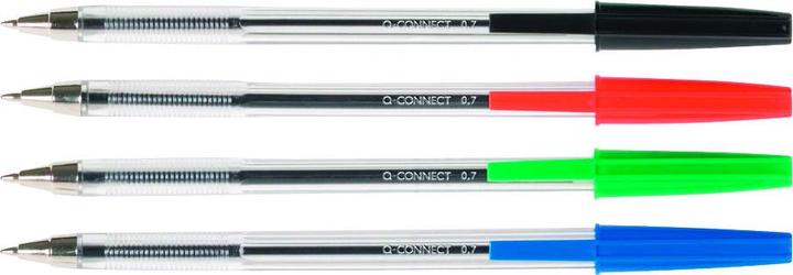 Actual product image Q-Connect Biros with replaceable refill 0.7 mm (line), black (Black)