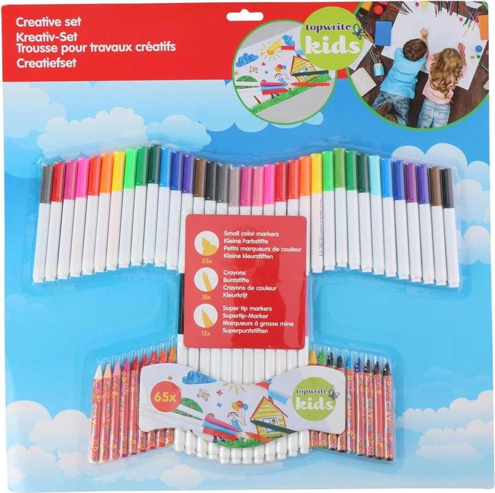 Topwrite Kreativ-Set 65tlg. (Mehrfarbig, 65 x)
