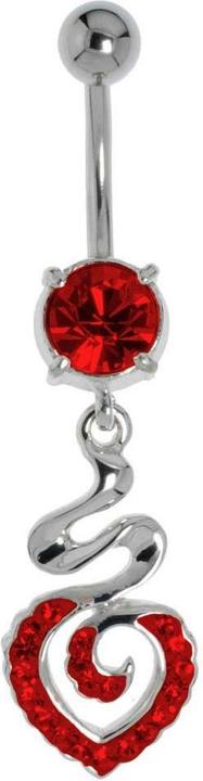 Produktbild Bijouteria Bauchpiercing (Chirurgenstahl 316L, Kristall, Messing rhodiniert)