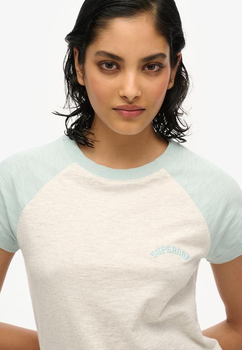 Image du produit Superdry T-shirt en coton bio à manches raglan et à logo Essential (8)