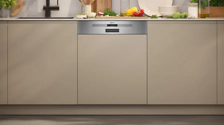 Immagine prodotto Neff N 50, Lavastoviglie integrata, 60 cm, Acciaio spazzolato, S145EVS04E
