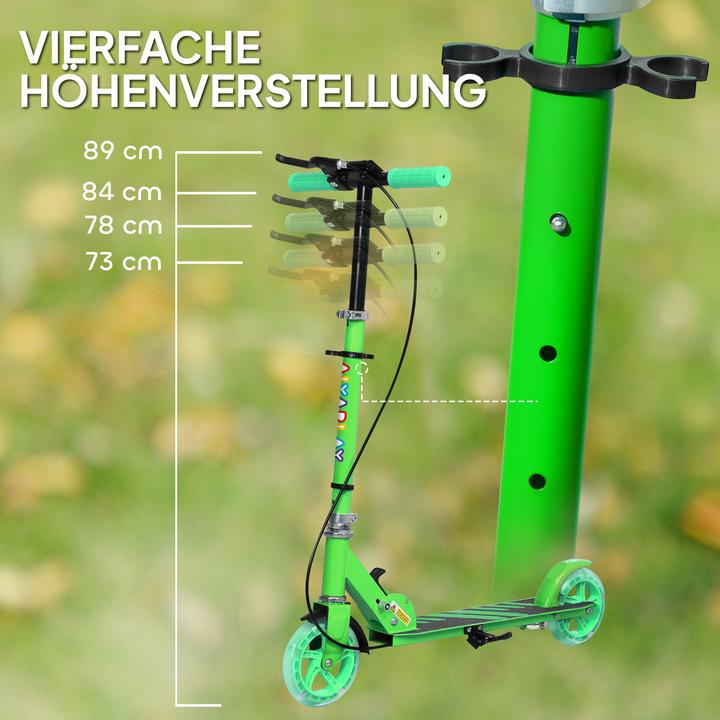 Actual product image Aiyaplay Kinderscooter Kunststoff, Metall Grün