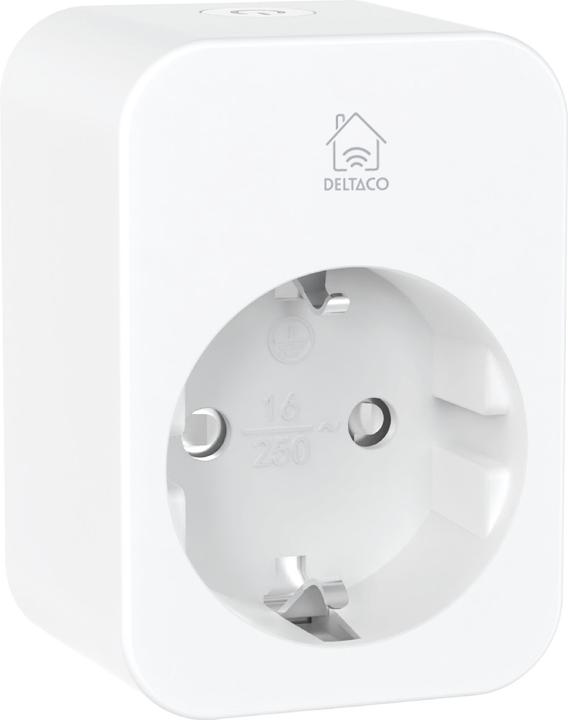Actual product image Deltaco Smart Home indoor socket outlet with consumption monitor