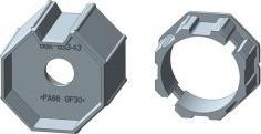 Actual product image Rademacher Adapter set octagonal shaft 60mm medium Ku.intelligent tubular motors