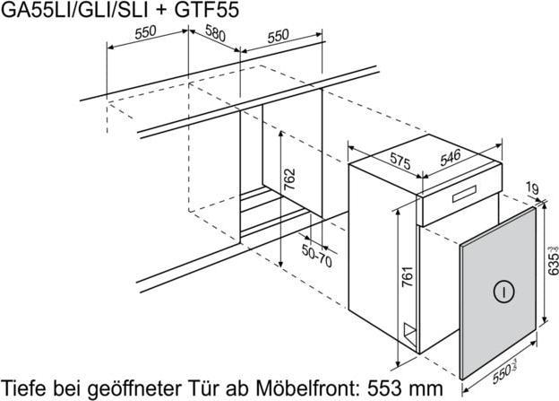 Actual product image Electrolux Ga55slicn