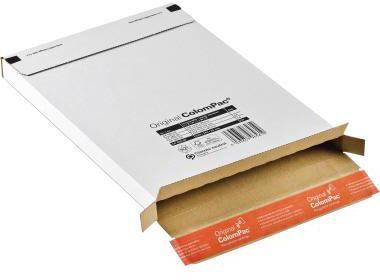 Actual product image Colompac Folding carton 24.4x34.4x2.8cm self-adhesive white (1 x)