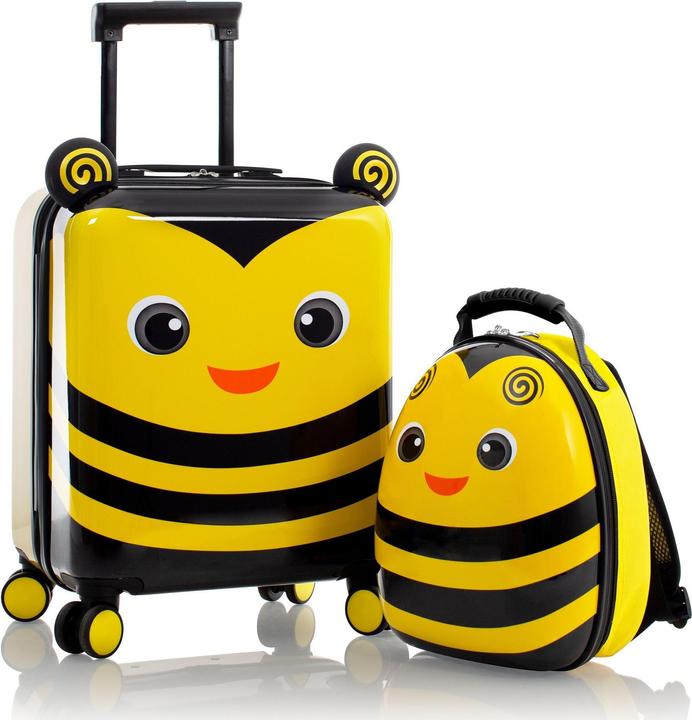 Heys Super Tots Buble Bee -lasten matkalaukku ja reppu (34 l)
