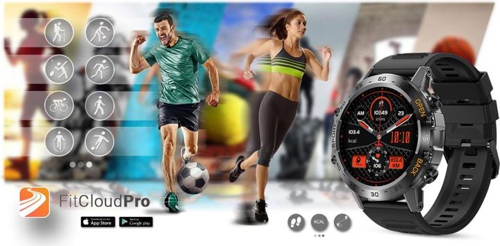 Actual product image Gravity SMARTWATCH MĘSKI GT9-1 - WYKONYWANIE POŁĄCZEŃ, CIŚNIENIOMIERZ (sg021a)