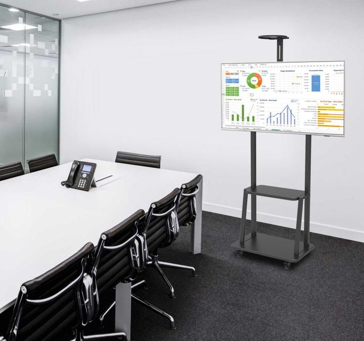 Actual product image Techly Floor TV holder for TV (Universal, 70", 60 kg)