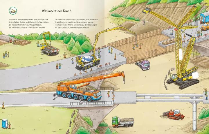 Image du produit Ravensburger Pourquoi? Pourquoi? Pourquoi? Cahier d'autocollants : Les véhicules sur le chantier