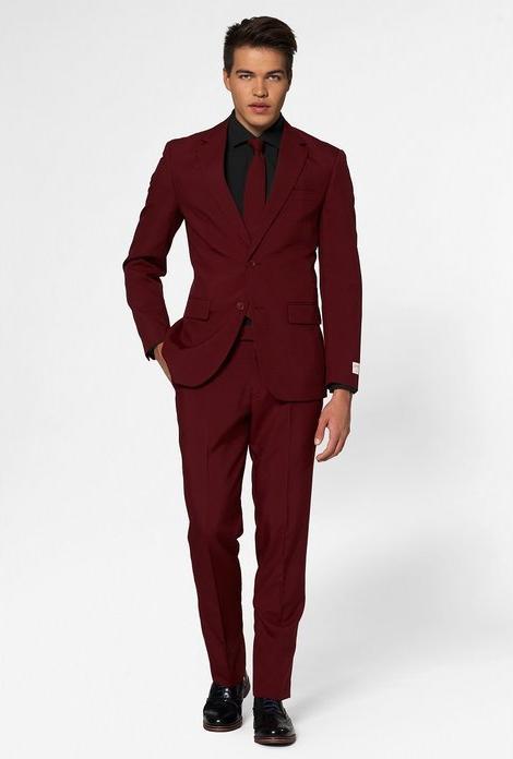 Actual product image OppoSuits Blazing Burgundy (46)