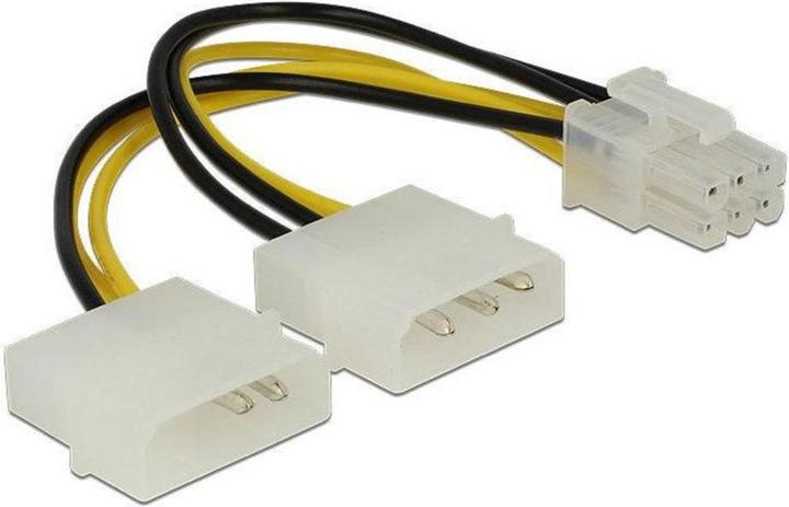 Immagine prodotto Delock Doppio adattatore PCIe 4P-6P