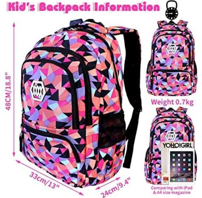 Produktbild Only-Bags.Store Schulrucksack Jungen Schultaschen Schulranzen Ergonomische Kinder Rucksäcke (12.90 l)