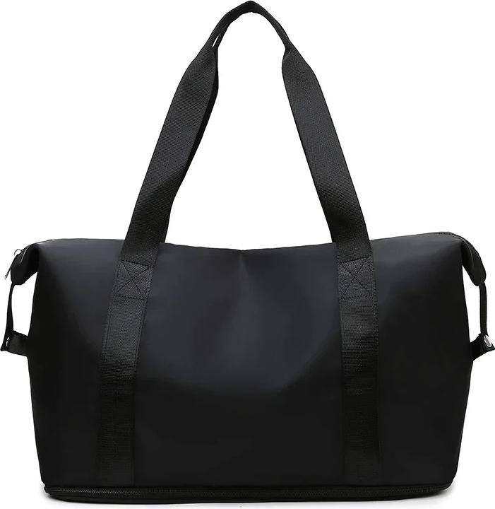 Immagine prodotto Only-Bags.Store Borsa da viaggio in nylon impermeabile per la palestra, nero