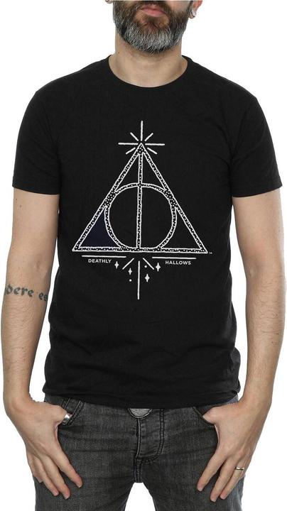 Mens Deathly Hallows Cotton T-Shirt