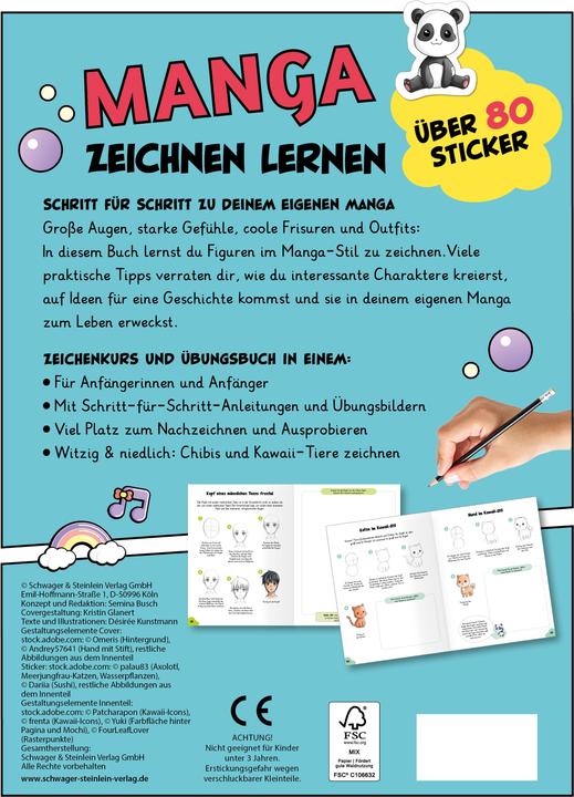 Produktbild Manga Zeichnen lernen. Schritt für Schritt zum Erfolg! (Deutsch, Désirée Kunstmann, 2025)