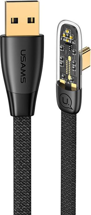 Produktbild EKO 66W USB-A auf Typ-C Ladekabel Winkel 90 Modell Iceflake 1.2m (1.20 m, USB 3.0, 66 W)