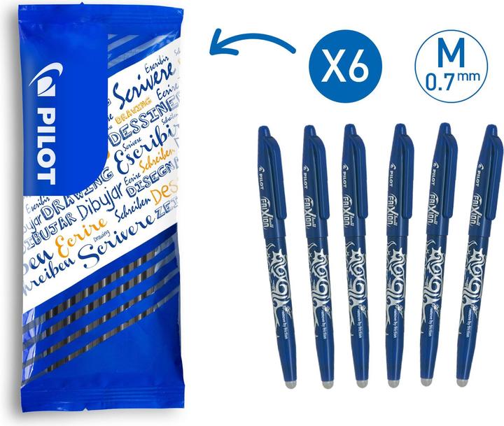 Pilot FriXion Ball FlowPack (Bleu, 6 x)