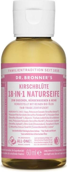 Actual product image Dr. Bronner's Cherry Blossom (Liquid soap, 240 ml)