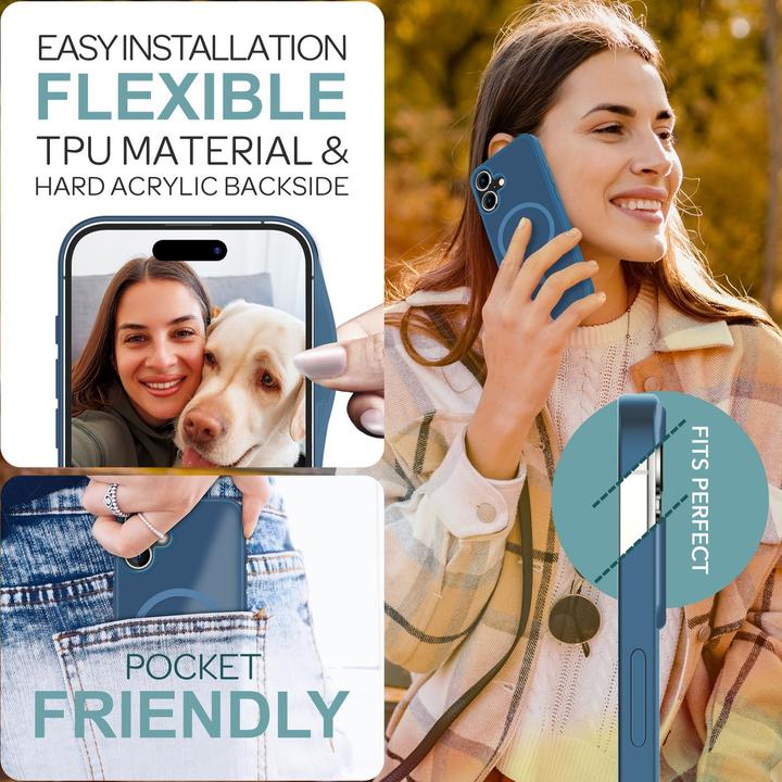 Image du produit Nalia Étui hybride mat avec fonction MagSafe (Apple iPhone 16)