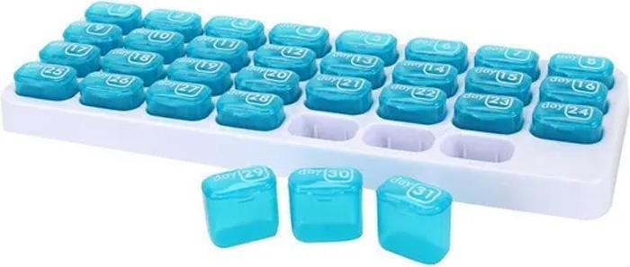 Actual product image Cbx Tablet Box Month - 31 Days Blue