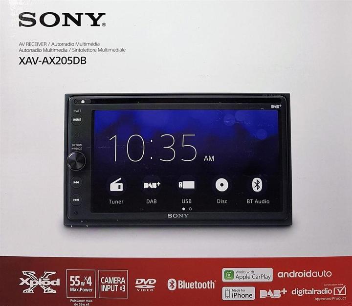 Produktbild Sony Xav-Ax205db (Android Auto, Apple Carplay)