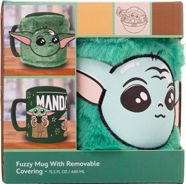 Image du produit Pyramid Star Wars The Mandalorian Fuzzy Tasse Grogu (440 ml, 1 x)