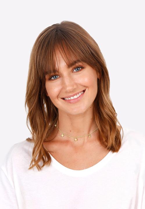 Immagine prodotto Elli Choker mit Plättchen Matt Look (Argento, 36 cm)