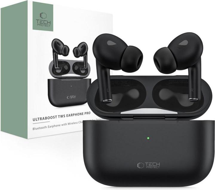 Image du produit Tech-Protect Casque UltraBoost Pro sans fil TWS - noir (4.50 h, Sans fil)