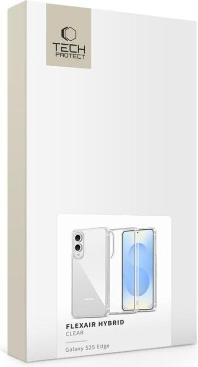 Image du produit Tech-Protect FlexAir Hybrid Case for Samsung Galaxy S25 Edge - Clear (Samsung Galaxy S25 Edge)