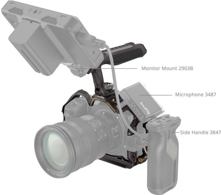 Immagine prodotto SmallRig Kit gabbia "Aquila notturna" per Nikon Z 6III 4522 (Gabbietta)