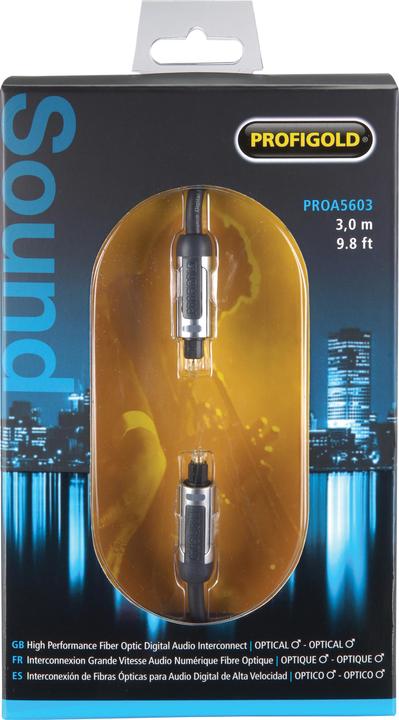 Actual product image Profigold SKY Digital Optical interconnect (3 m, Optical)