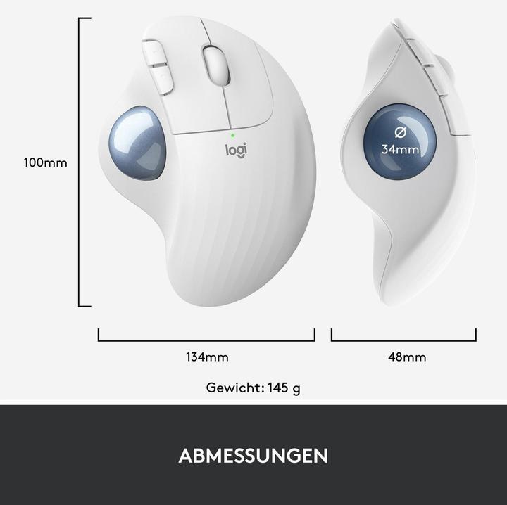 Actual product image Logitech Ergo M575 for Business (Wireless)