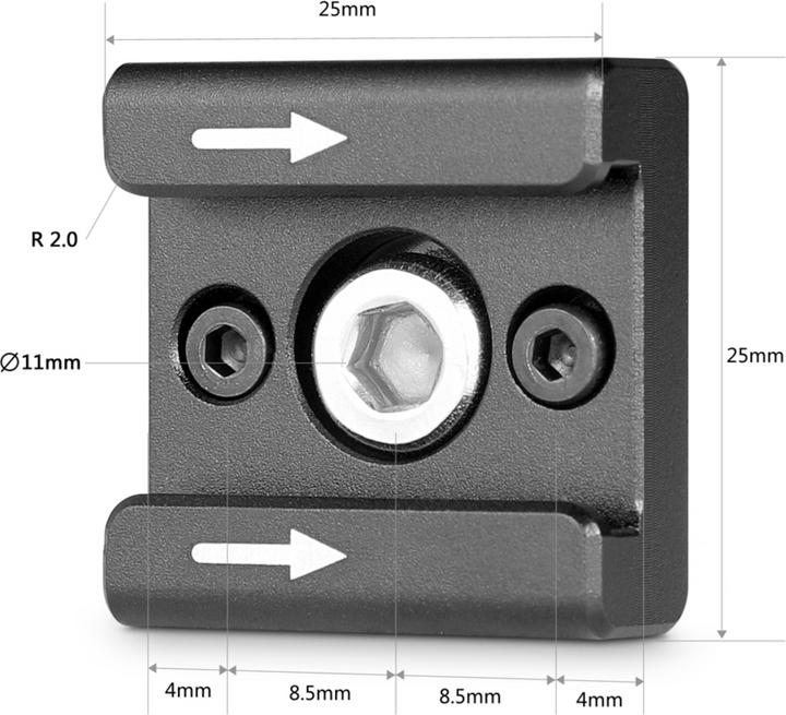 Immagine prodotto SmallRig scarpa fredda (Piastra di aggancio rapido)